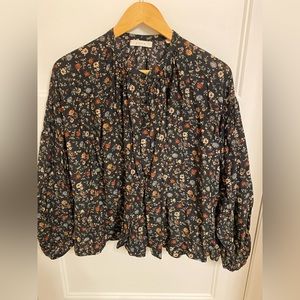 Doen Campagne Floral Jane blouse size large
